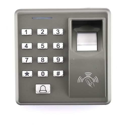  Baoblaze Biometric Fingerprint Access Control Systems Keyless Entry Kits Door Electric Strike Lock+Remote Control+110-240V Power Supply+ Exit Button+RFID Key FodsCards