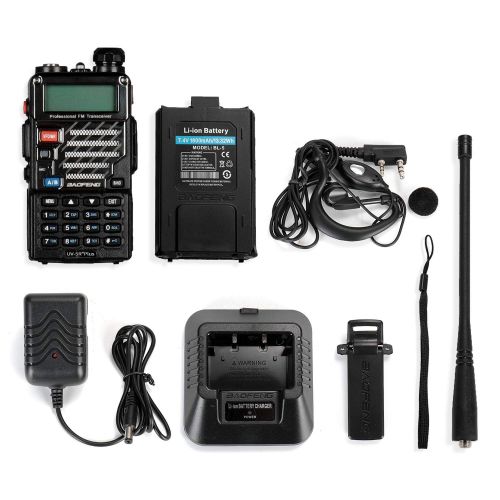  [아마존 핫딜]  [아마존핫딜]Baofeng UV-5R Plus VHF/UHF Handfunkgerat Amateurfunk Dualband Funkgerat, 2M/70cm