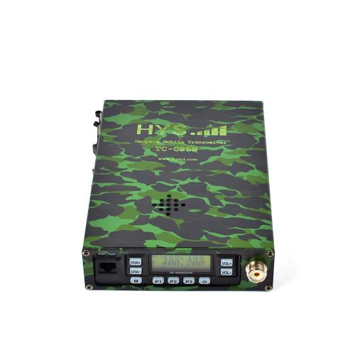  Baofeng HYS Mobile Transceiver Dual Band Military Camouflage Mobile Radio VHF/UHF 25W Two Way Amateur Radio (A Complete Set of)