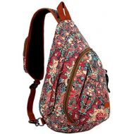 BAOSHA Sling backpack Crossbody Shoulder Chest Bag Travel Hiking Daypack for Women XB-04