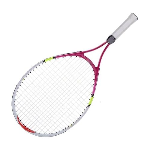  23 Inch Junior Strung Tennis Racquet with Cover for Kids Youth Children