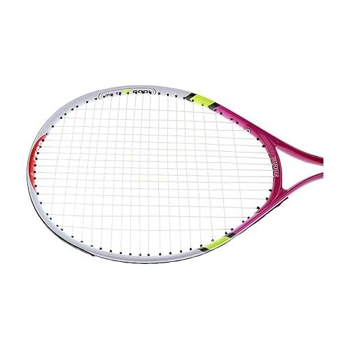  23 Inch Junior Strung Tennis Racquet with Cover for Kids Youth Children