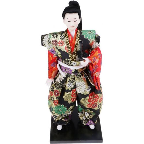  Baosity Ethnic Japanese Warrior Dolls Ninja Humanoid Dolls Boy Gifts Home Ornament - w72