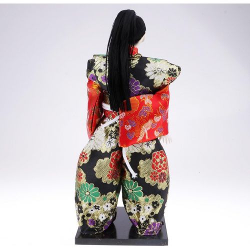  Baosity Ethnic Japanese Warrior Dolls Ninja Humanoid Dolls Boy Gifts Home Ornament - w72