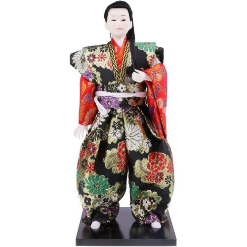  Baosity Ethnic Japanese Warrior Dolls Ninja Humanoid Dolls Boy Gifts Home Ornament - w72