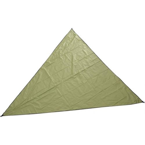  Baosity Outdoor Triangle Tent Rain Fly Tarp Sunshade Sun Shelter Army Green, 3x3x3m