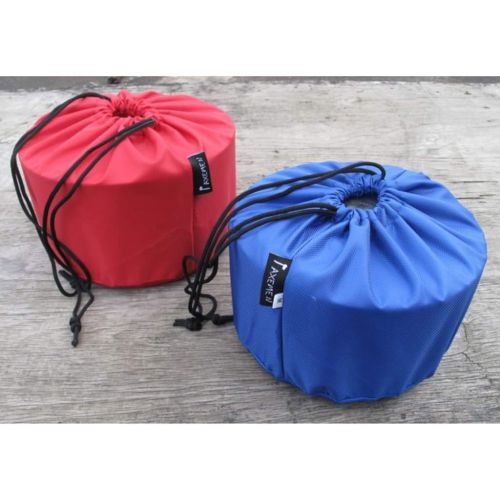  Baosity Outdoor Camping Tableware Pot Storage Bag Drawstring Organize Stuff Pack Sack Waterproof Cover