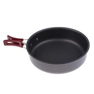 Baosity Portable Outdoor Camping Frying Pan Cookware for Outdoor Cooking Hiking Home