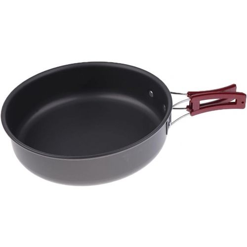  Baosity Portable Outdoor Camping Frying Pan Cookware for Outdoor Cooking Hiking Home