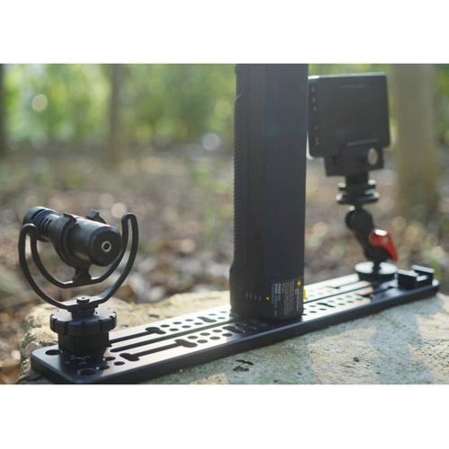  Baosity 1/4 inch 3/8 inch Thread Cheese Mounting Base Plate for DSLR Camera DJI Ronin-S Stabilizer