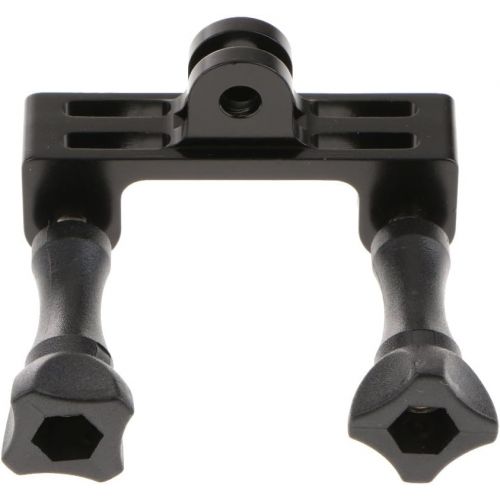  Baosity Double Bracket Mount for LED Video Light & GoPro SJCAM Xiaomi Action Cameras