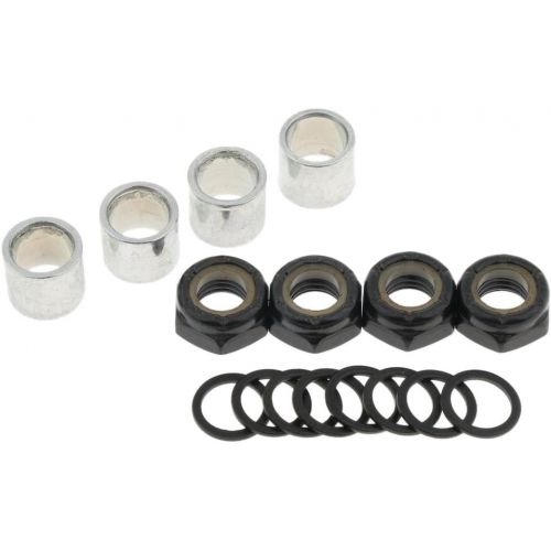  Baosity Skateboard Longboard Truck Speed Kit Axle Speed Washers Nuts Spacers