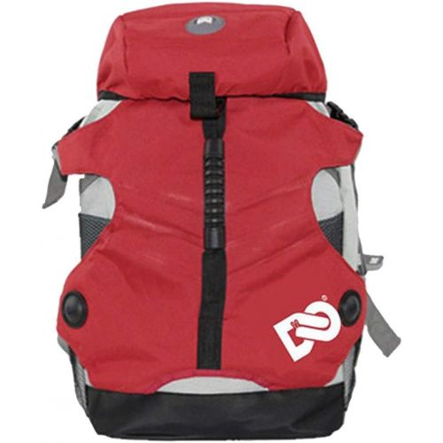  Baosity Roller Inline Skates Backpack Skating Shoes Boots Storage Carry Bag - Red, 45x32x18cm