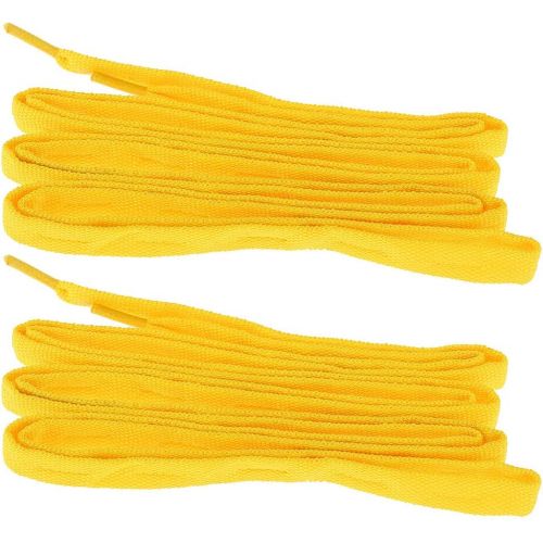  Baosity 2 Pairs Roller Inline Skate Shoelaces Skates Strings Shoe Laces 180cm - Yellow, 180cm