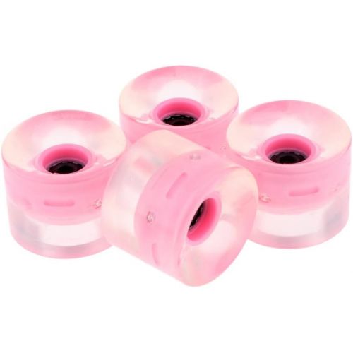  Baosity 4 Pcs Light Up Wheels Flash 60mm with Magnetic Core for Skateboard Longboard Pink/Blue/Green/White/red