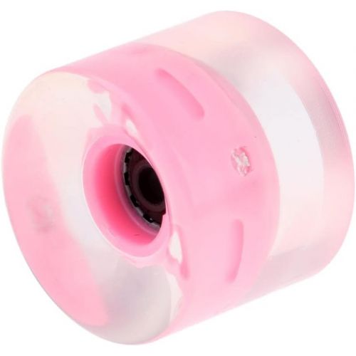  Baosity 4 Pcs Light Up Wheels Flash 60mm with Magnetic Core for Skateboard Longboard Pink/Blue/Green/White/red