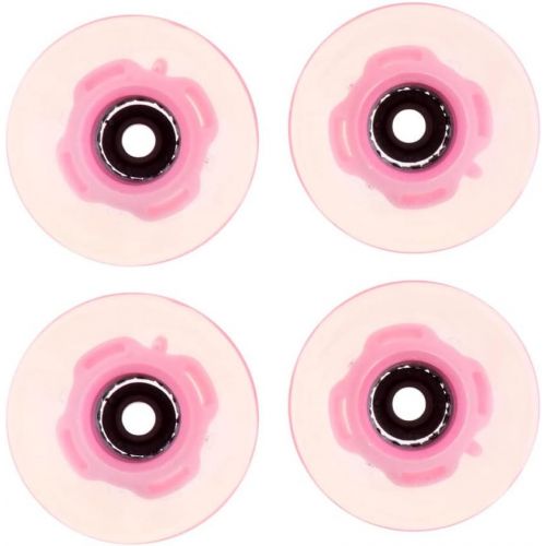  Baosity 4 Pcs Light Up Wheels Flash 60mm with Magnetic Core for Skateboard Longboard Pink/Blue/Green/White/red