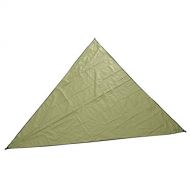 Baosity Outdoor Triangle Tent Rain Fly Tarp Sunshade Sun Shelter - Army Green, 3x3x3m