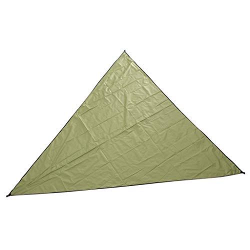  Baosity Outdoor Triangle Tent Rain Fly Tarp Sunshade Sun Shelter - Army Green, 3x3x3m