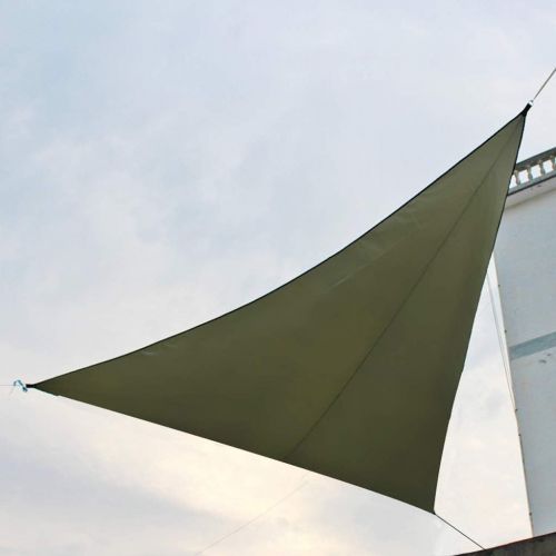  Baosity Outdoor Triangle Tent Rain Fly Tarp Sunshade Sun Shelter - Army Green, 3x3x3m