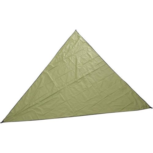  Baosity Outdoor Triangle Tent Rain Fly Tarp Sunshade Sun Shelter - Army Green, 3x3x3m