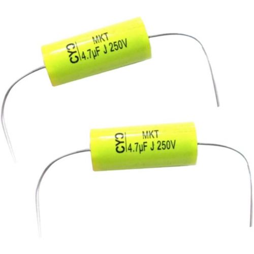  Baosity 4Pcs 250V 4.7uF Audio Speaker Divider Crossover Non-Polarity Capacitor