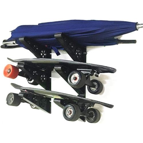  Baosity Longboard Wall Rack Longboard Storage Store Your Skate Board Holder Wall Mounted - 14.3x20cm 1Pair