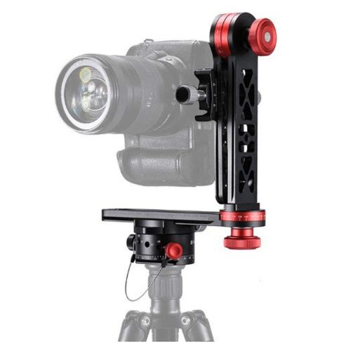  Baosity 360 Degree Swivel Panoramic Gimbal Rail Slider & L Bracket Photo Video Kit for Camera Camcorder Universal