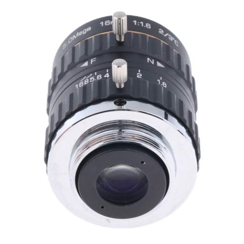  Baosity 5MP(Megapixels) 23 16mm F1.6 CS C Mount Manual IRIS Varifocal Lens for CCTV Industrial Camera
