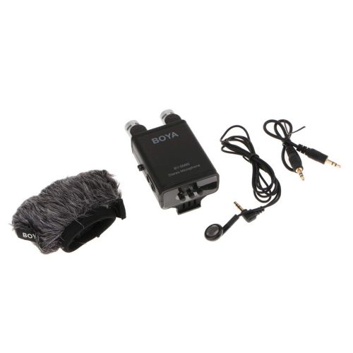  Baosity BY-SM80 Stereo Video Microphone with Wind Shield for Canon Nikon DSLR Cameras