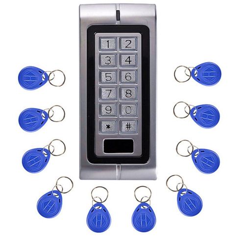  Baosity Security Metal Waterproof Keypad Access Control System Surface Mounted New