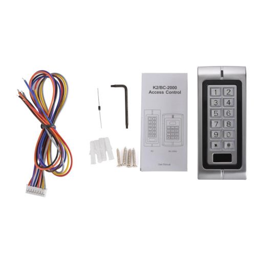  Baosity Security Metal Waterproof Keypad Access Control System Surface Mounted New