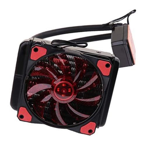  Baosity Liquid CPU Cooler Heatsink Radiator 120mm PWM Fan with Integrated Water Pump