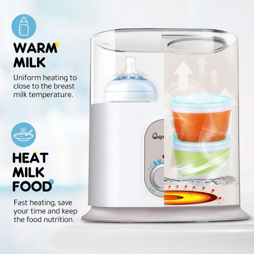  [아마존베스트]Bapama Baby Bottle Warmer, 4 in 1 Function with Automatical Power-Off,Precise Temperature Control and...