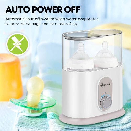  [아마존베스트]Bapama Baby Bottle Warmer, 4 in 1 Function with Automatical Power-Off,Precise Temperature Control and...