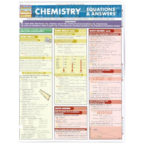  Bar Charts Chemistry Equations and Answers