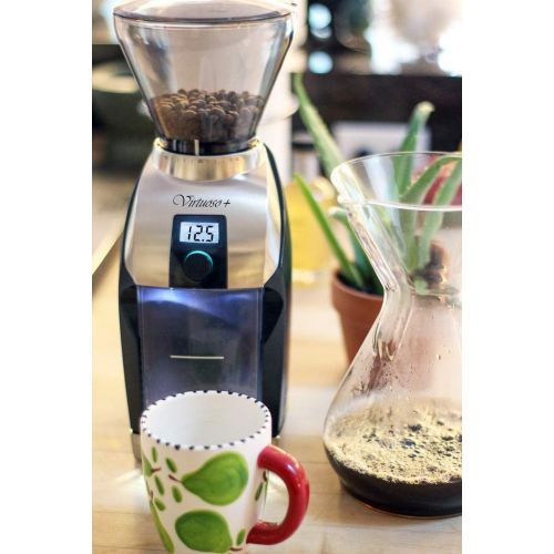  Baratza Virtuoso+ Conical Burr Coffee Grinder with Digital Timer Display