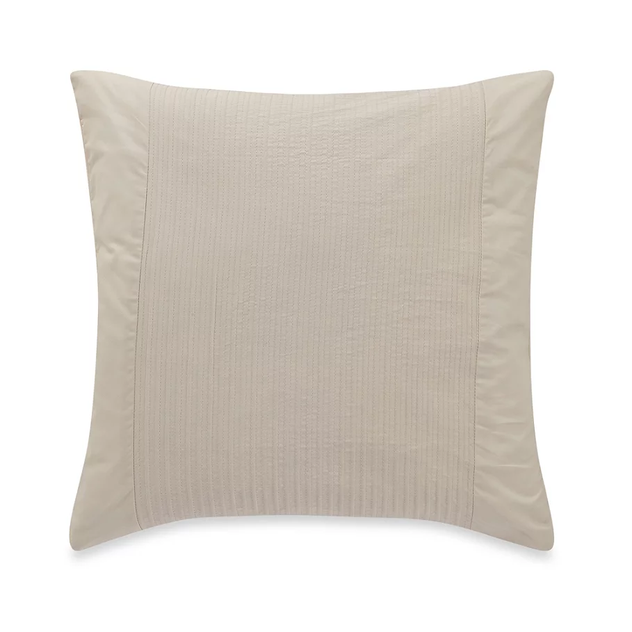 Barbara Barry Simplicity Stitch 18-Inch Square Throw Pillow in Silver Birch