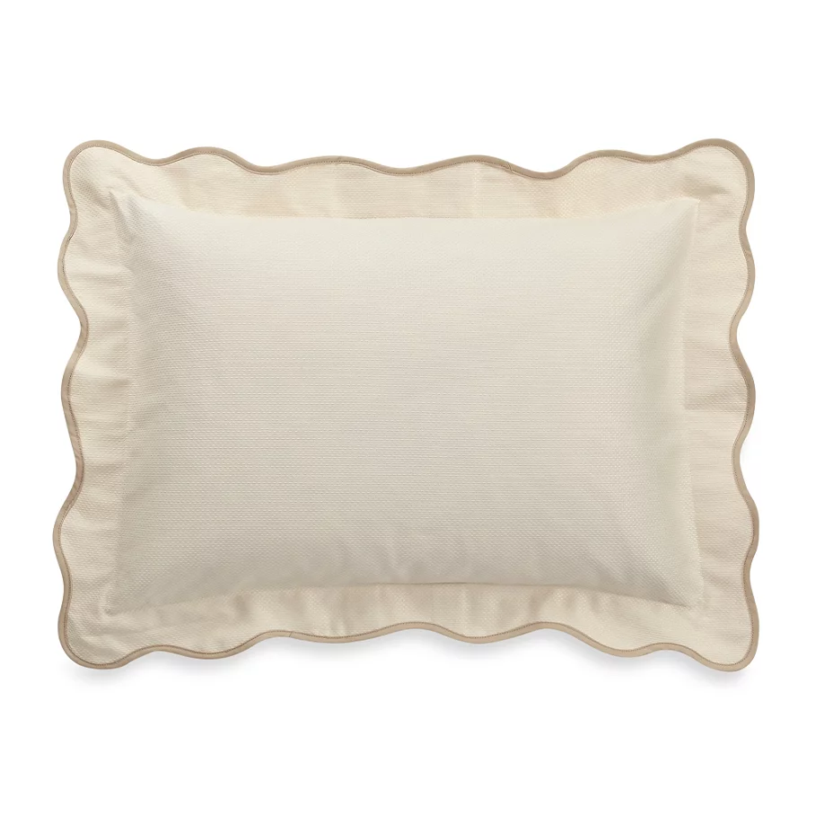 Barbara Barry Dream Peaceful Pique Oblong Throw Pillow in Moonglow