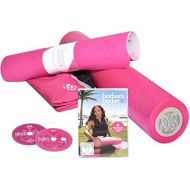 [아마존베스트]Barbara Becker Miami Fit Fitness Set with DVD, Foam Roller, Yoga Mat, and Bag, in Pink