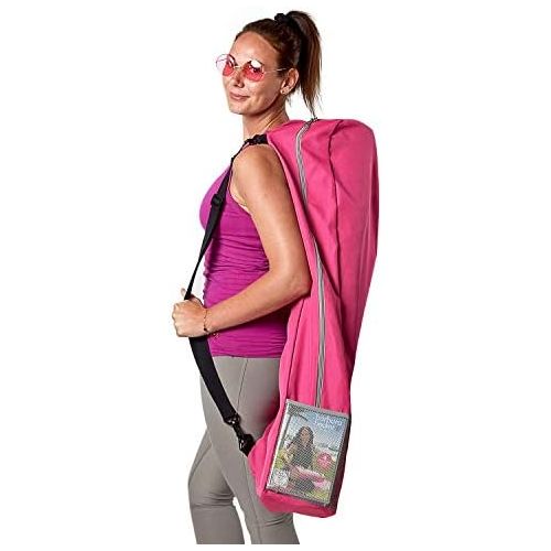  [아마존베스트]Barbara Becker Miami Fit Fitness Set with DVD, Foam Roller, Yoga Mat, and Bag, in Pink