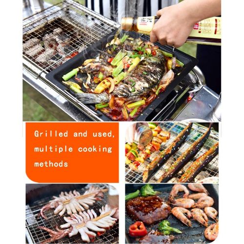  Barbecue Stainless Steel Grill Charcoal Tool Collapsible Grill Patio Grill Full Accessories Outdoor Picnic Tools Beach BBQ Tool Set (Color : Silver, Size : 803181cm)