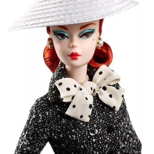 바비 Barbie Collector Fashion Model Doll with Black & White Tweed Suit