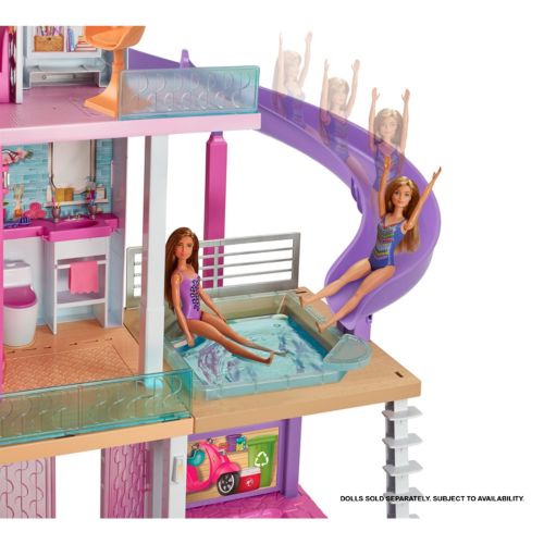 바비 NEW Barbie DreamHouse Playset with 70+ Accessory Pieces
