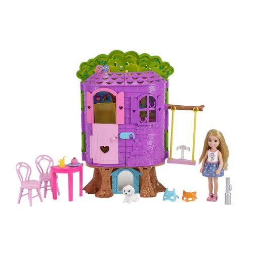 바비 Barbie Club Chelsea Treehouse Dollhouse Playset with Accessories