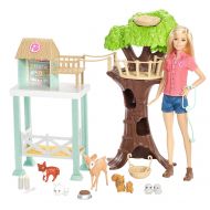 Barbie Pet Rescue Center Playset with Doll, 8 Animals & Accessories