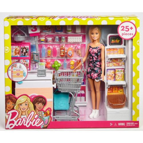 바비 Barbie Supermarket Playset, Blonde Hair