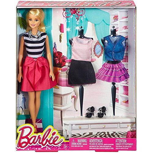 바비 Barbie Doll Blonde Fashion Creations Blitz Gift Set