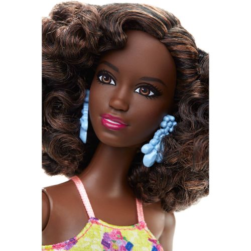 바비 Barbie Fashionistas Fancy Flowers, Original Body Doll