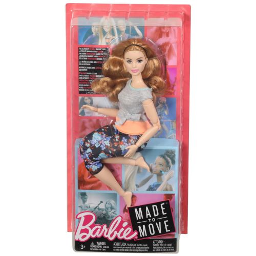 바비 Barbie Made to Move Doll, Red Hair